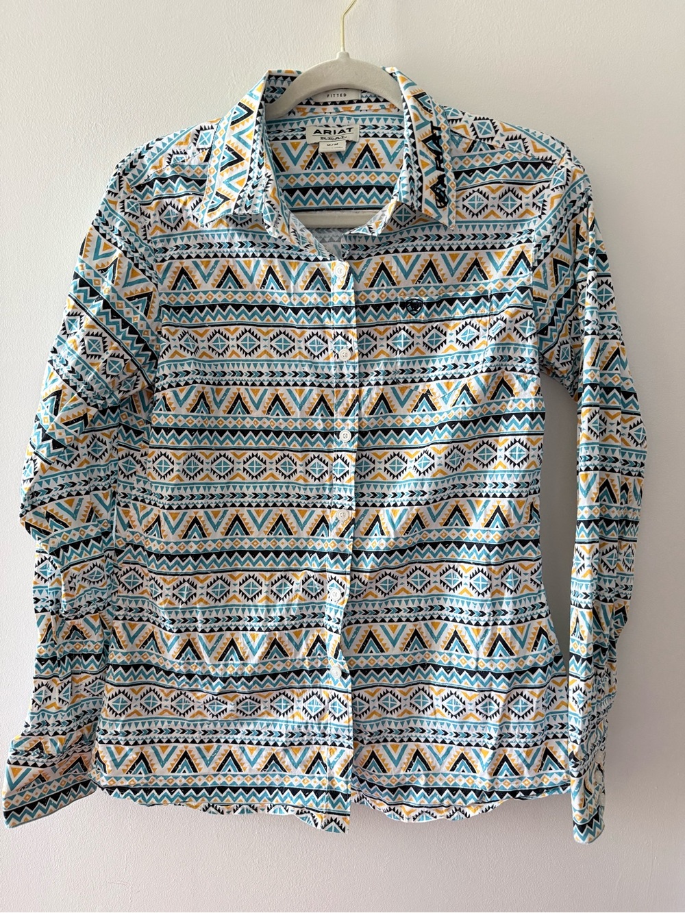 Ariat Women's Team Kirby Aztec Pattern Stretch Shirt